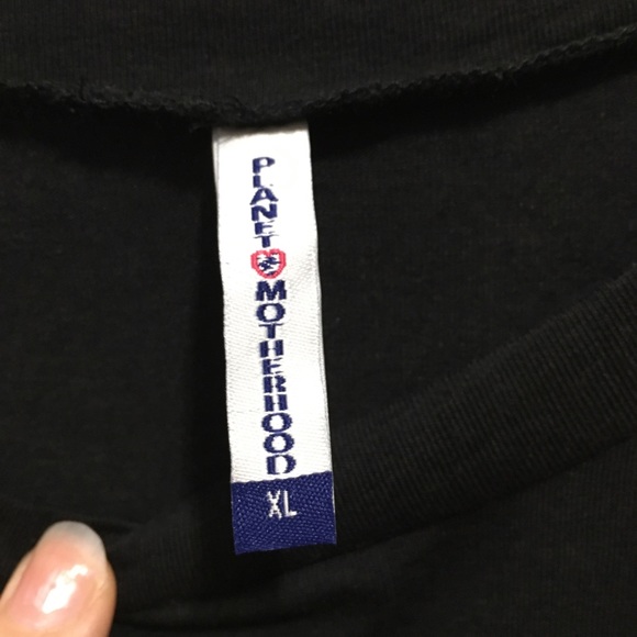 🆕 Planet Motherhood Maternity Colorblock Top - Picture 4 of 8